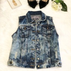 Boom Boom Jeans / Denim Vest , Coat Sleeveless (S)